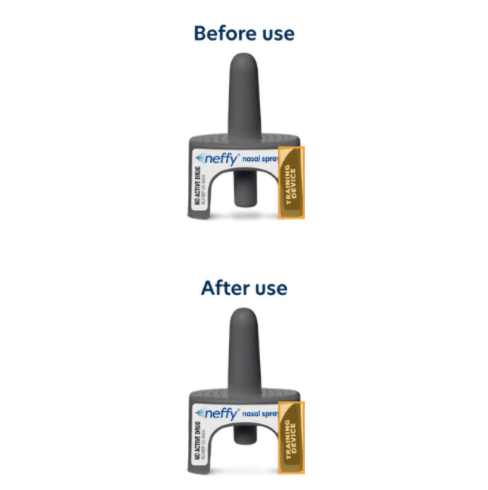 Neffy® Adrenaline Trainer Device
